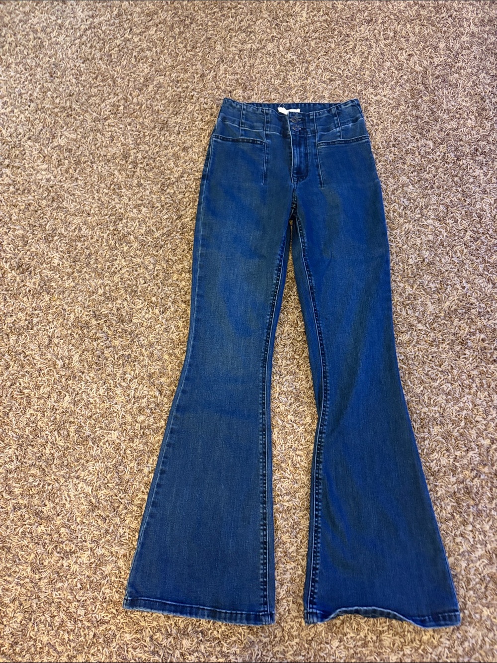 Maurice’s High-Rise Dark Blue Flare Jeans for Women